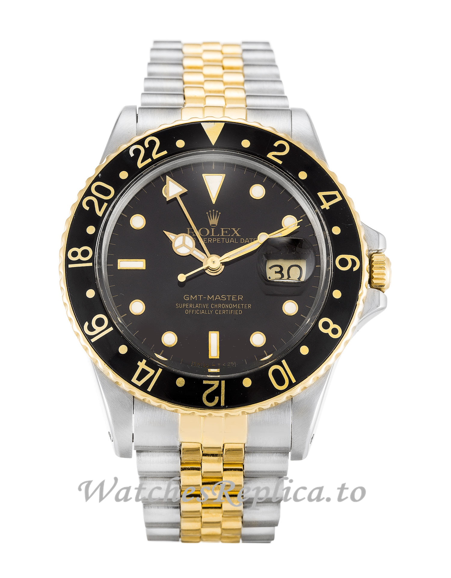 Rolex GMT Master Black Dial 16753 - WatchesReplica.is