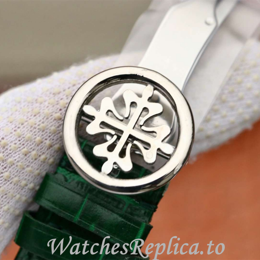Patek Philippe Replica Complications 5102 Leather strap 43MM - WatchesReplica.is
