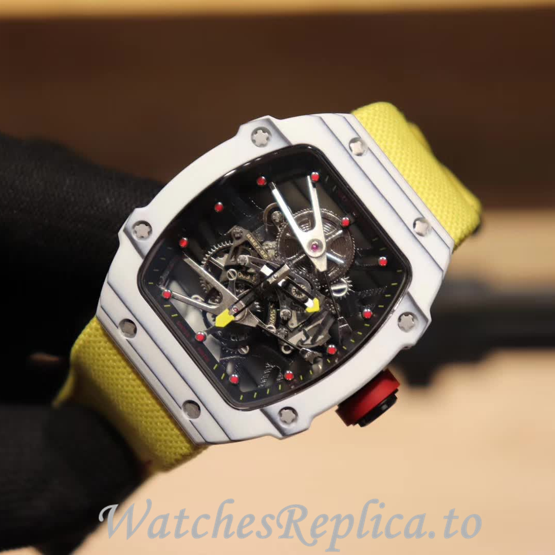 Richard Mille Replica RM27-02 Canvas strap 49MM - WatchesReplica.is