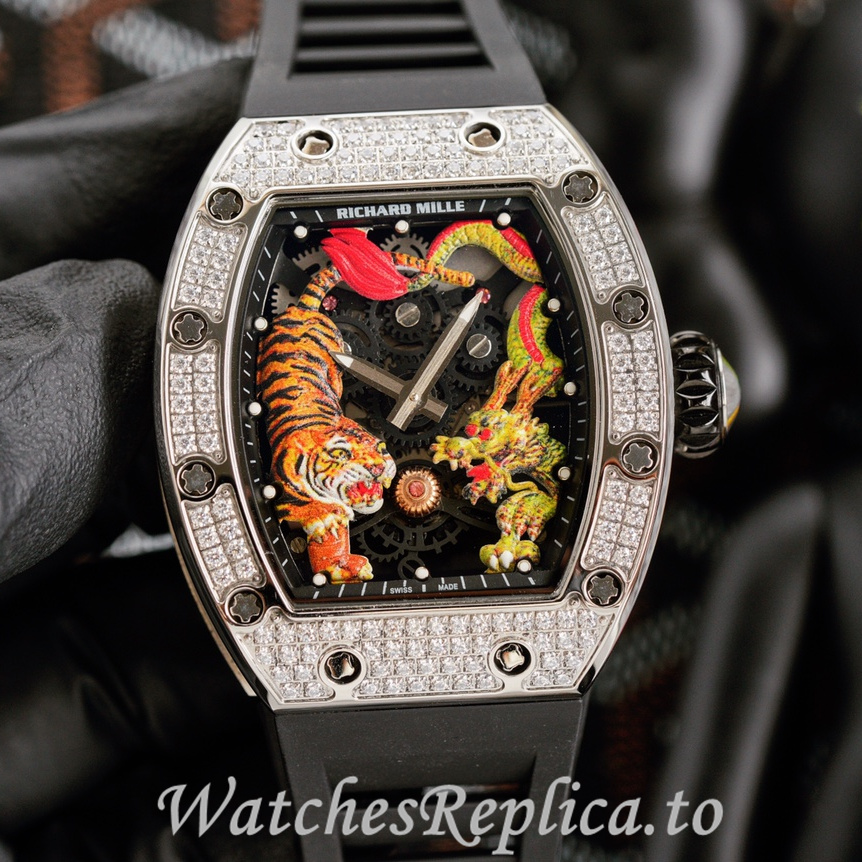 Richard Mille Replica RM51-01 Rubber strap 50MM - WatchesReplica.is