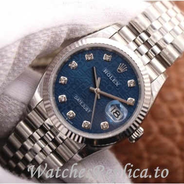 Swiss Rolex Datejust Replica 126233 Stainless steel strap 36MM - WatchesReplica.is