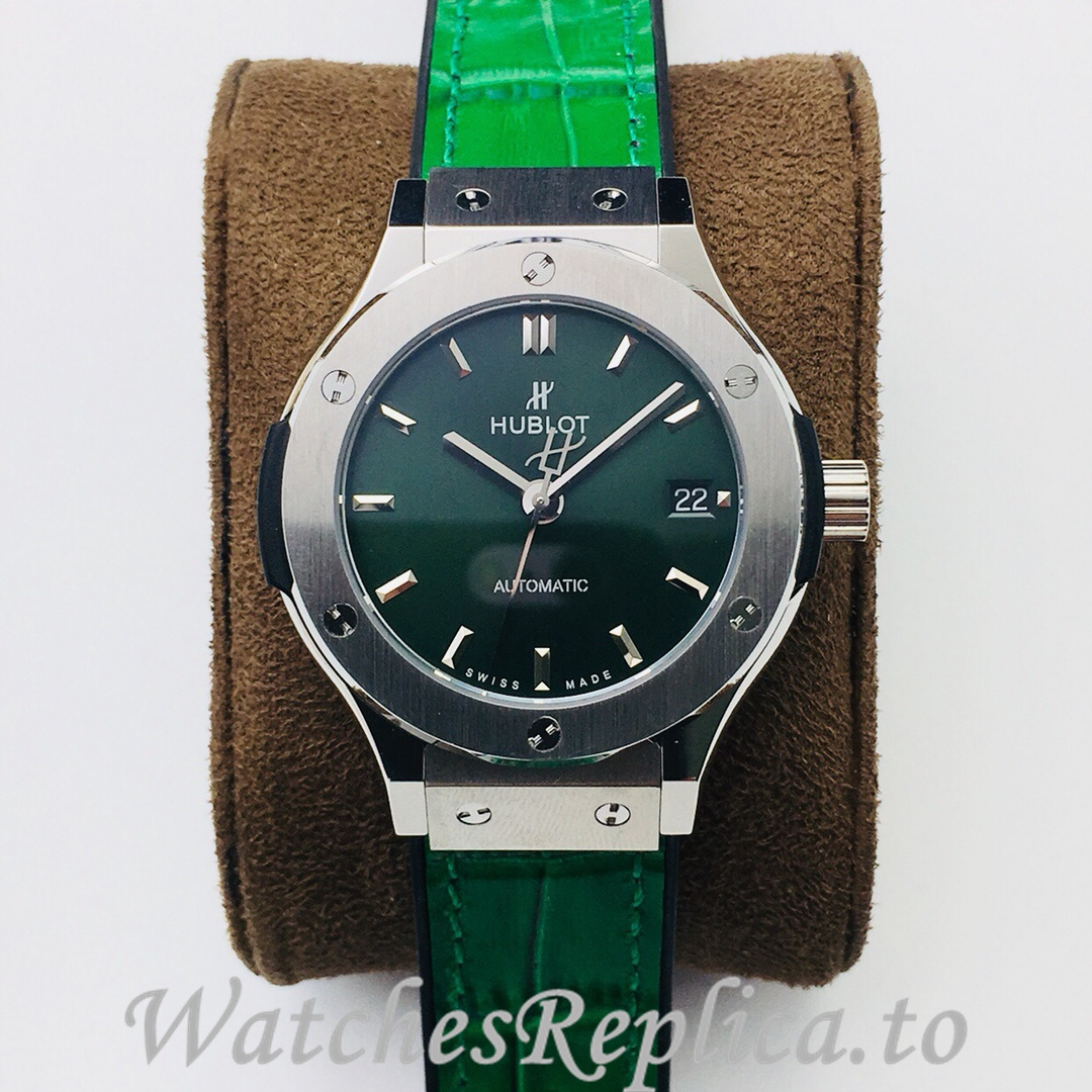 Hublot Replica Classic-Fusion-Series Leather strap 38MM - WatchesReplica.is