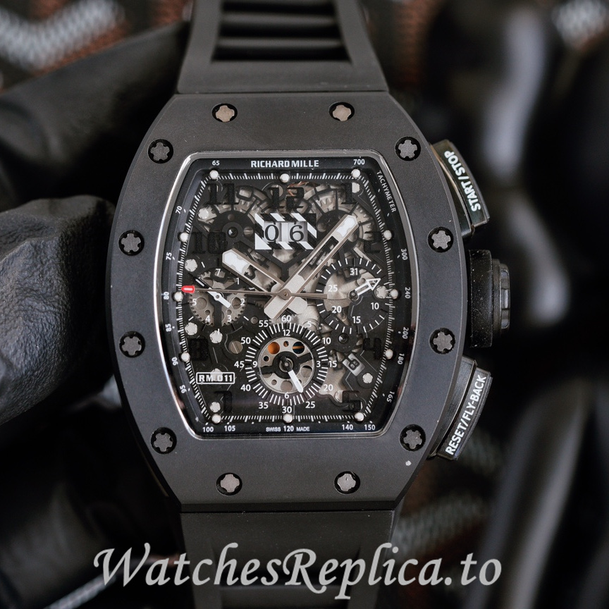 Richard Mille Replica RM11-03 Rubber strap 50MM - WatchesReplica.is