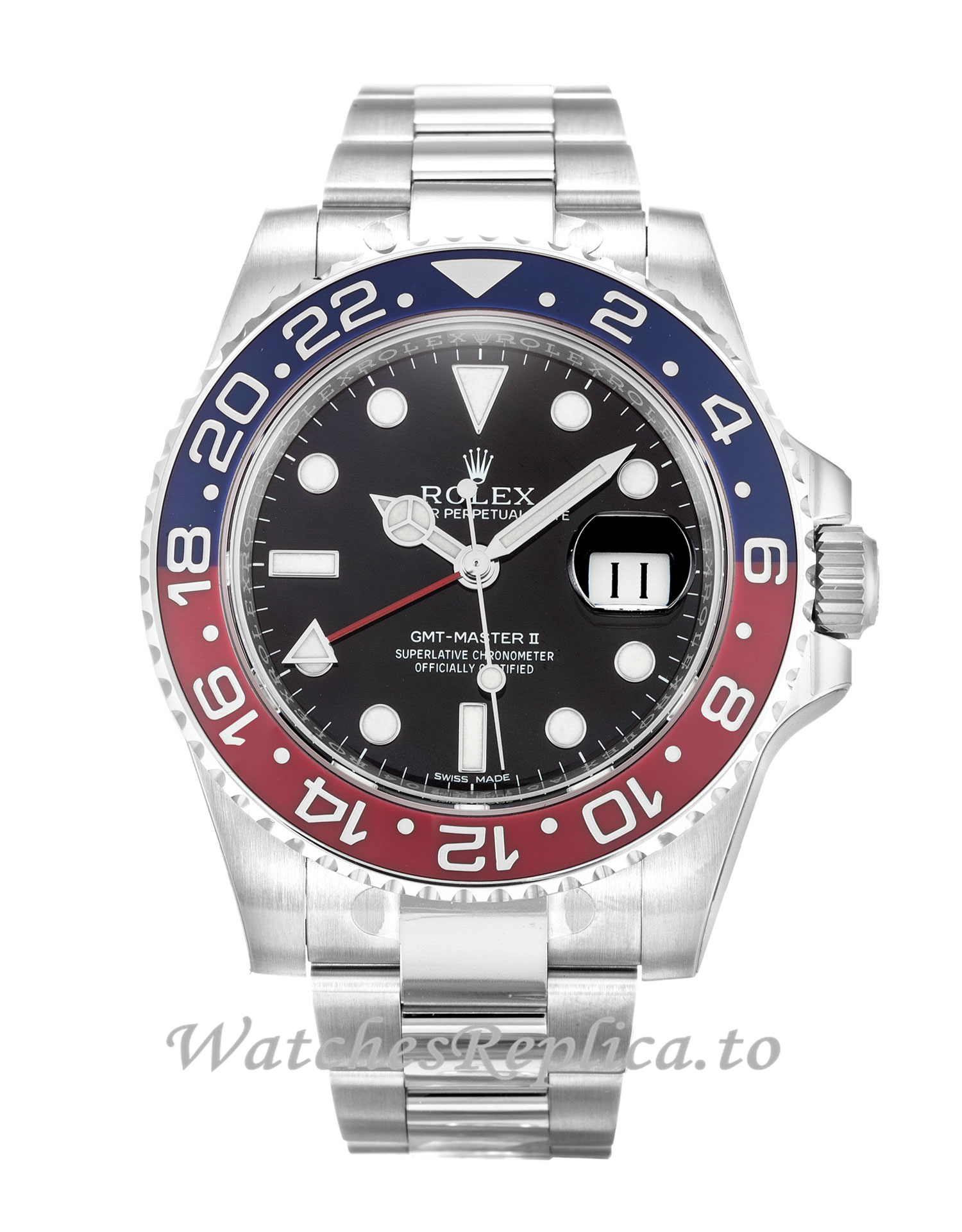 Rolex GMT Master II Black Dial 116719 BLRO 41 MM - WatchesReplica.is