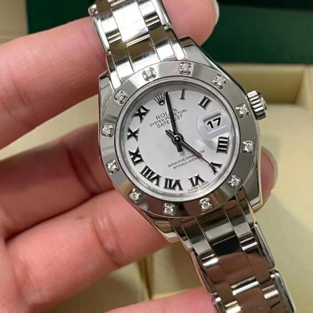 Rolex Pearlmaster White Dial 80319 - WatchesReplica.is