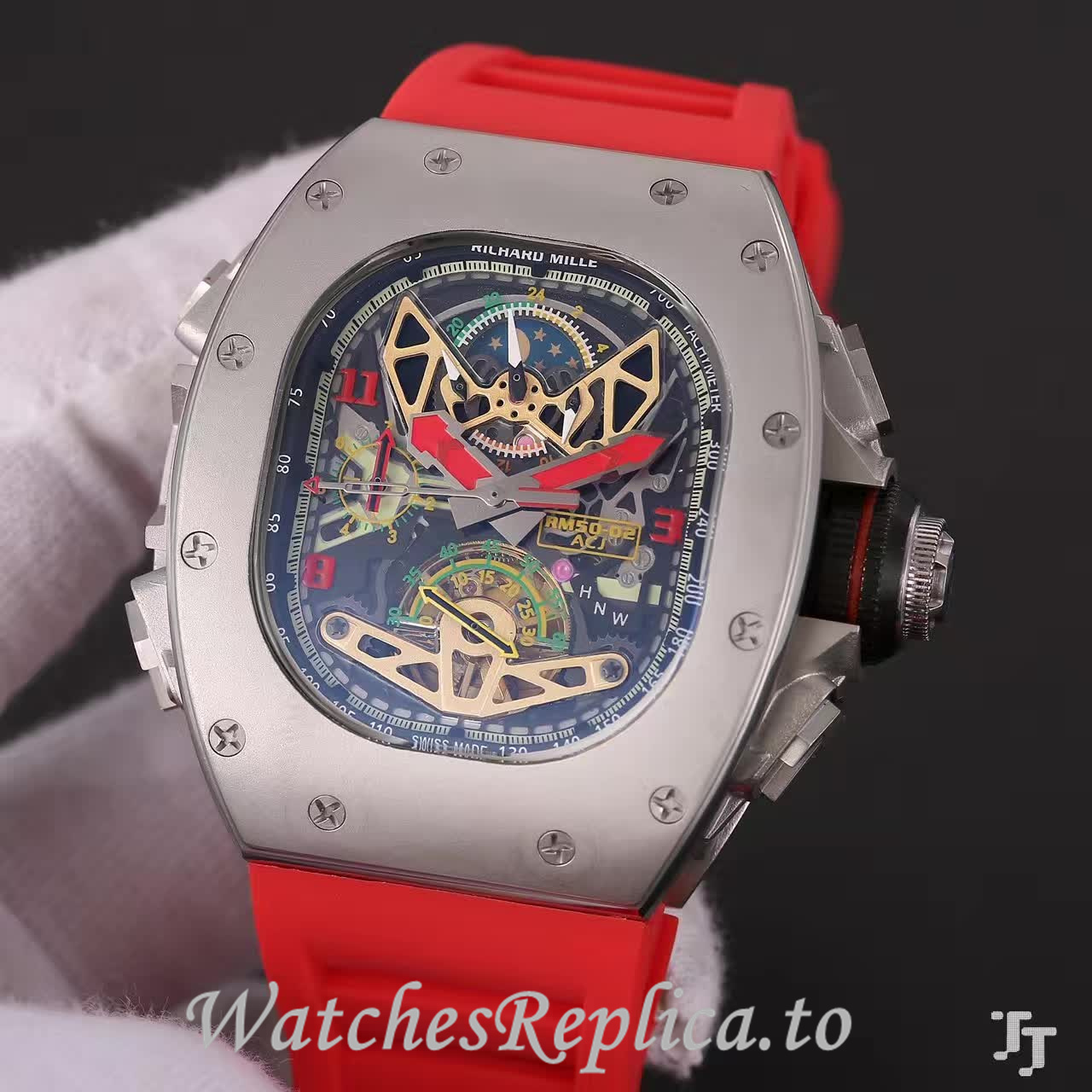 Richard Mille Replica RM50-02 Rubber strap 41MM - WatchesReplica.is
