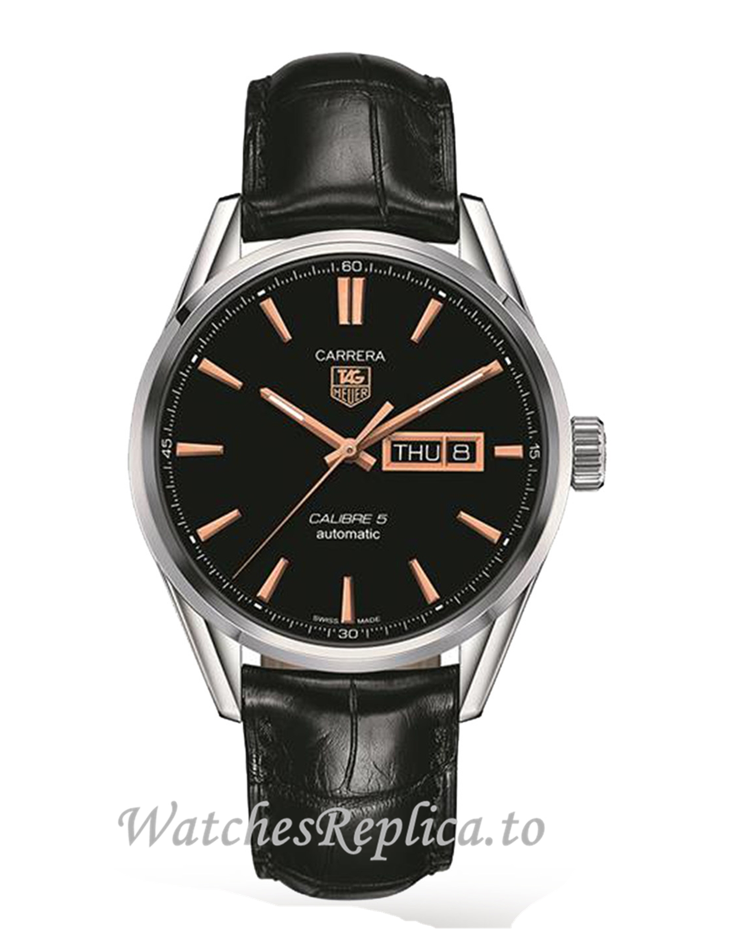 TAG Heuer Replica Carrera Calibre 5 41mm Mens Watch WAR201C.FC6266 - WatchesReplica.is