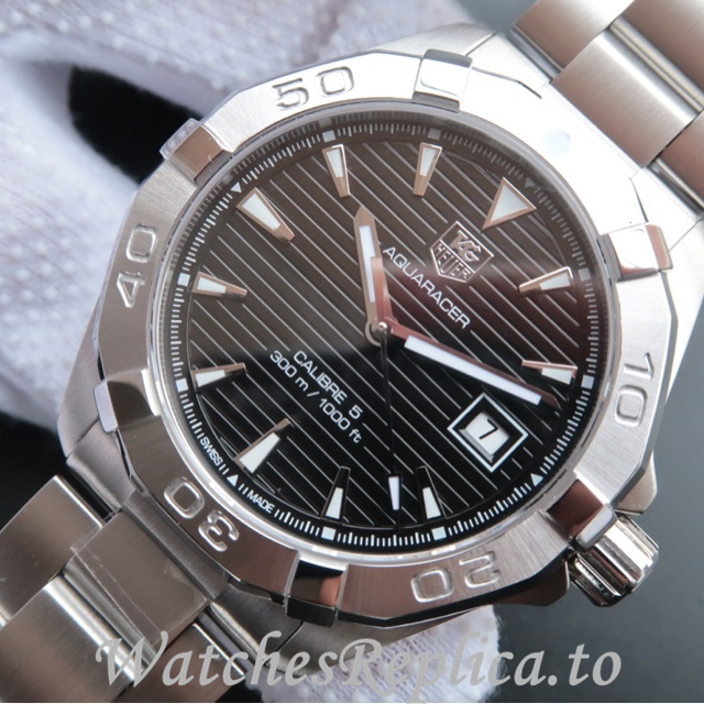Tag Heuer Replica Aquaracer WAY2113.BA0928 Stainless steel strap 40.5MM - WatchesReplica.is