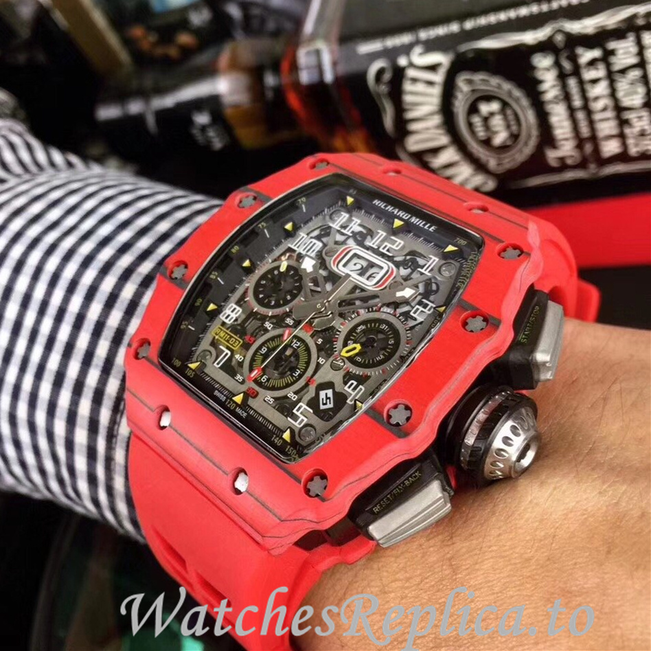 Richard Mille Replica RM11-03 Rubber strap 50MM - WatchesReplica.is