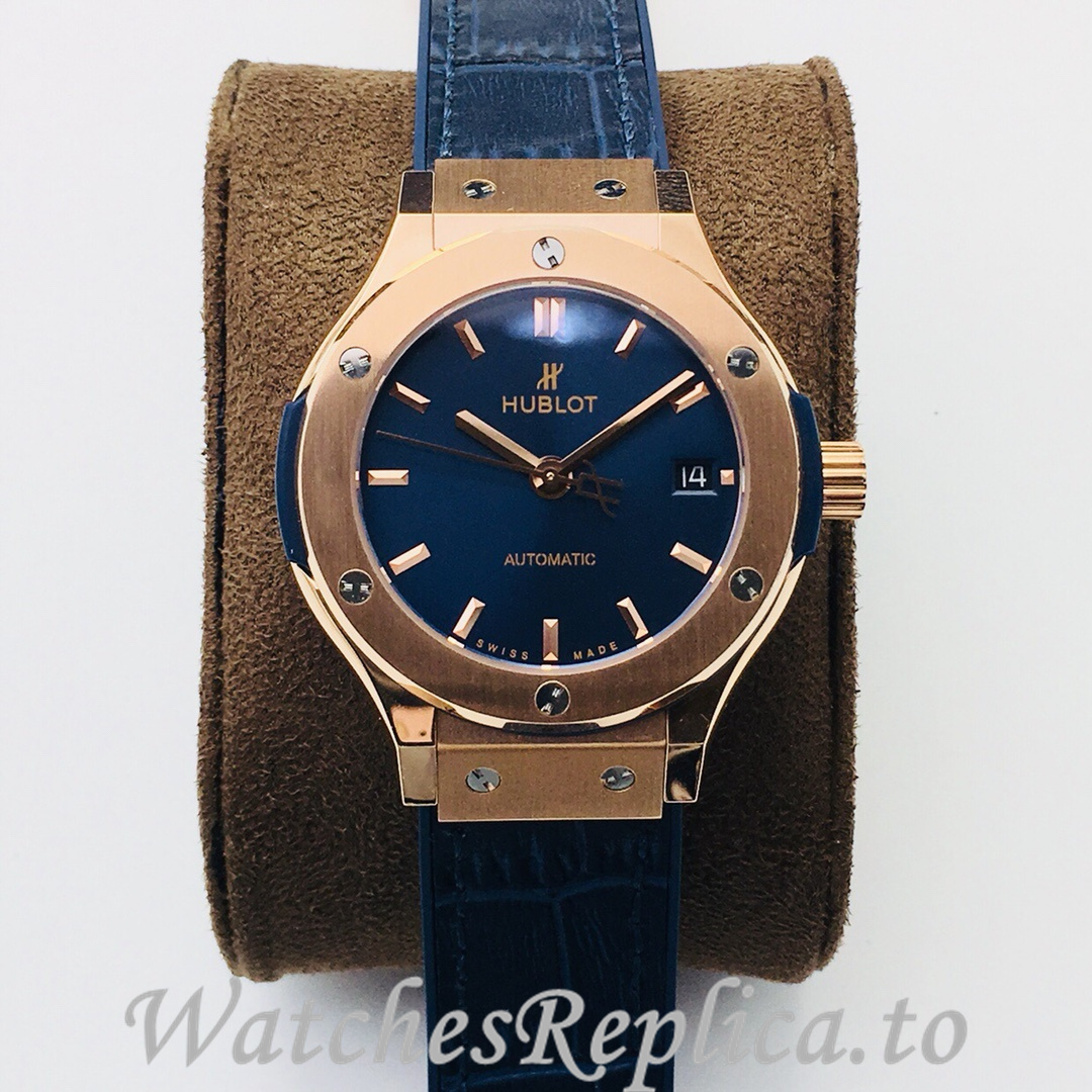 Hublot Replica Classic-Fusion-Series Leather strap 38MM - WatchesReplica.is