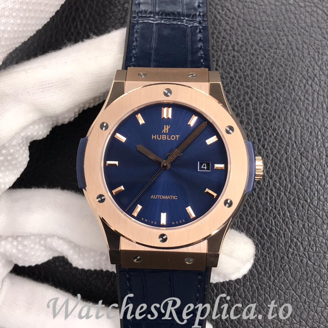 Hublot Replica Classic Fusion Series Leather strap 45MM - WatchesReplica.is