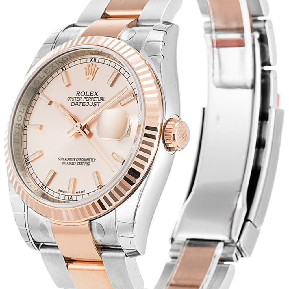 Rolex Mid Size Datejust Silver Dial 178271 - WatchesReplica.is