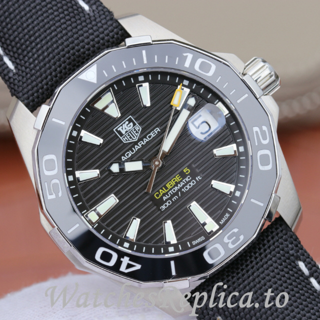 Tag Heuer Replica Aquaracer WAY211A.FC6362 Canvas strap 41MM - WatchesReplica.is