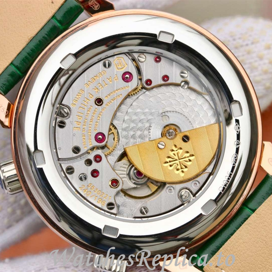 Patek Philippe Replica Complications 5102 Leather strap 43MM - WatchesReplica.is