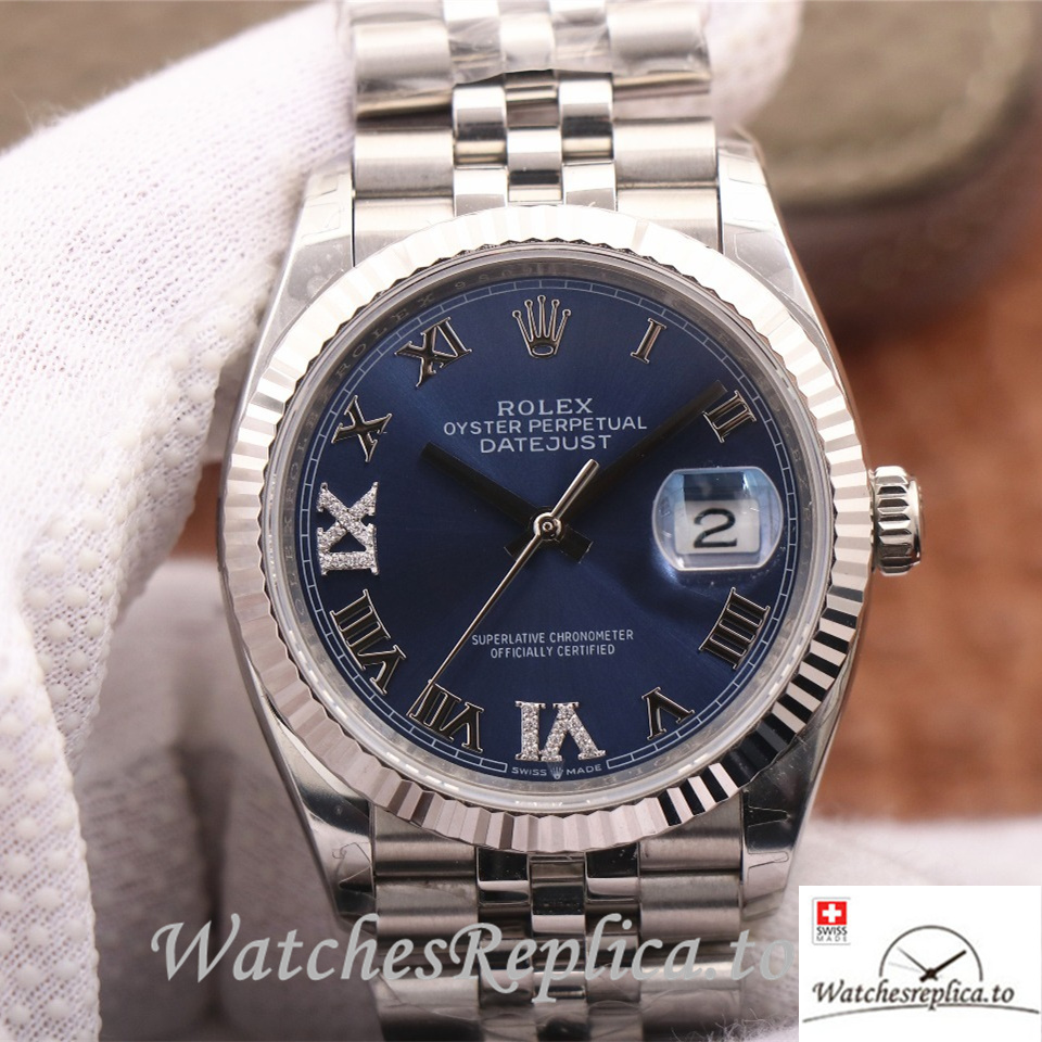 Swiss Rolex Datejust Replica 126233 Stainless steel strap 36MM - WatchesReplica.is