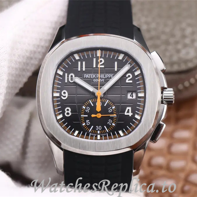 Patek Philippe Replica Aquanaut 5968A-001 Rubber strap 40MM - WatchesReplica.is