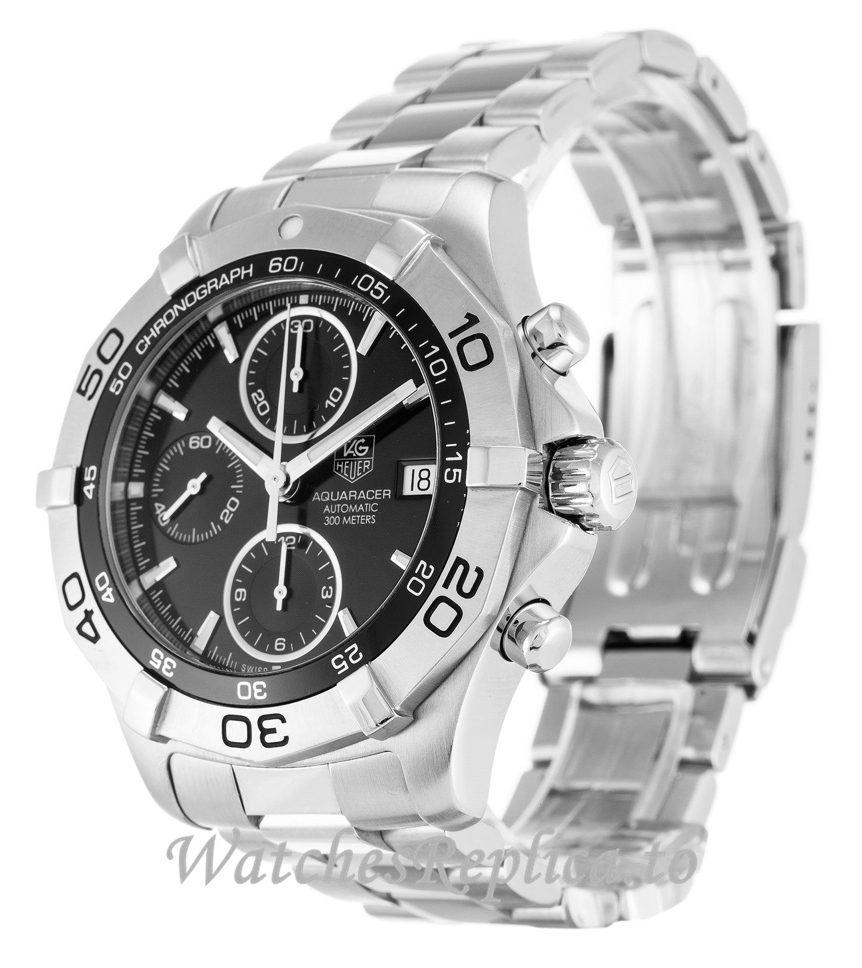 Tag Heuer Aquaracer Black Dial CAF2110.BA0809 41 MM - WatchesReplica.is