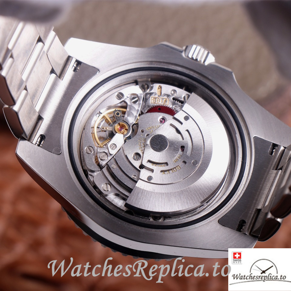 Swiss Rolex GMT Master Replica 126710 Stainless steel strap 40MM Black Dial - WatchesReplica.is