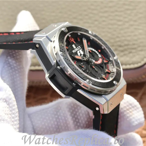 Hublot Replica King Power F1 Leather strap 48MM - WatchesReplica.is