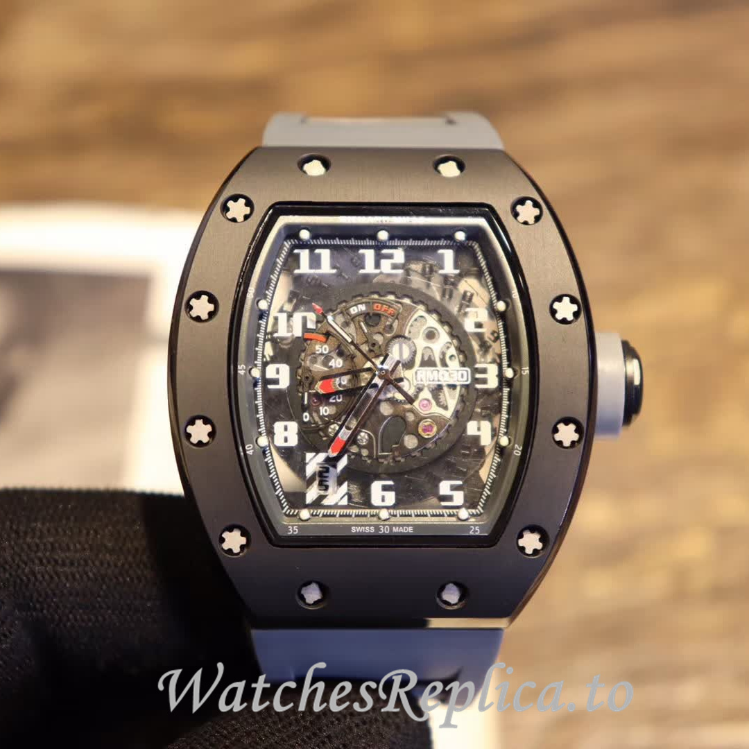 Richard Mille Replica RM030 Rubber strap 50MM - WatchesReplica.is