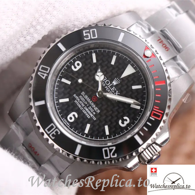 Swiss Rolex Submariner Replica 114060 Stainless steel strap 40MM - WatchesReplica.is