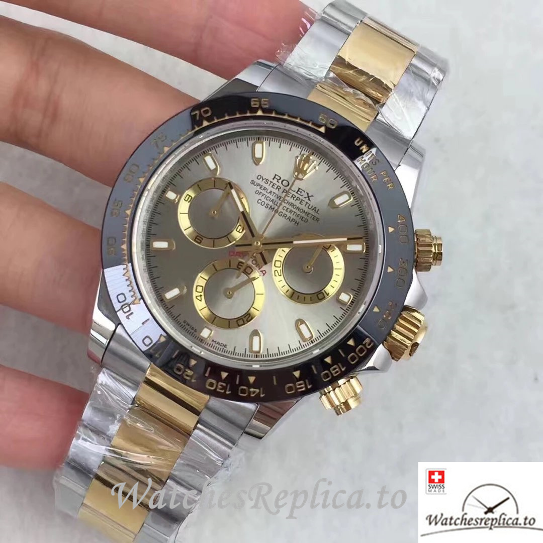 Swiss Rolex Daytona Replica 116519LN Stainless steel strap 40MM - WatchesReplica.is