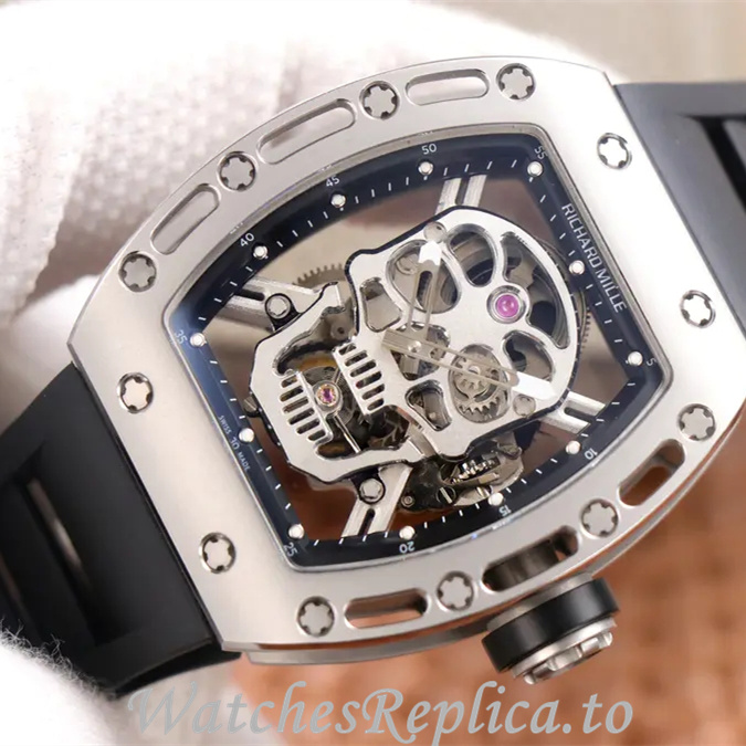 Richard Mille Replica RM52-01 Rubber strap 50MM - WatchesReplica.is