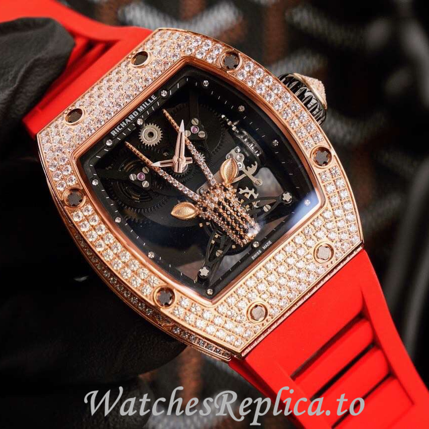 Richard Mille Replica RM53 Rubber strap 50MM - WatchesReplica.is