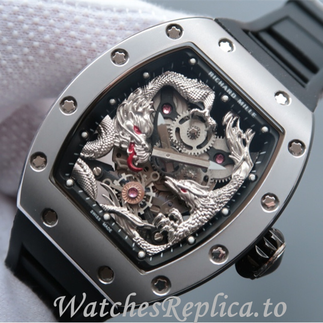 Richard Mille Replica RM57-01 Rubber strap 50MM - WatchesReplica.is