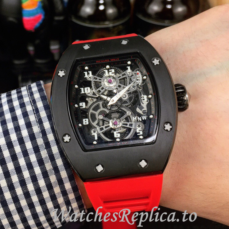 Richard Mille Replica RM17-01 Rubber strap 50MM - WatchesReplica.is