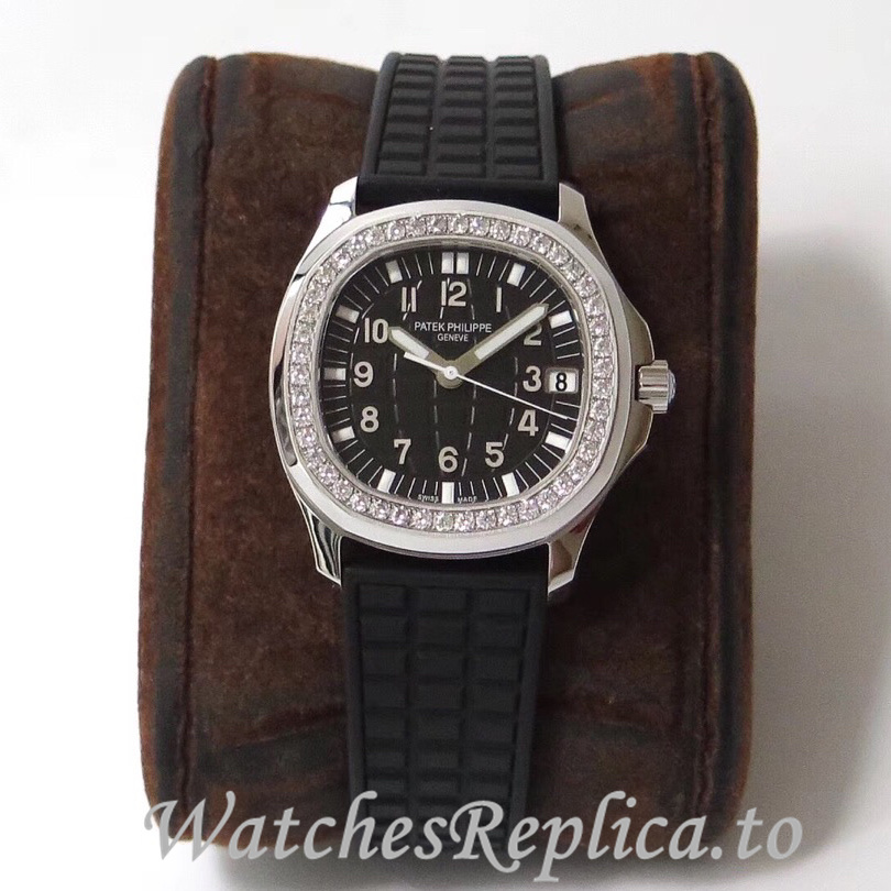 Patek Philippe Replica Aquanaut Rubber strap 35.6MM - WatchesReplica.is