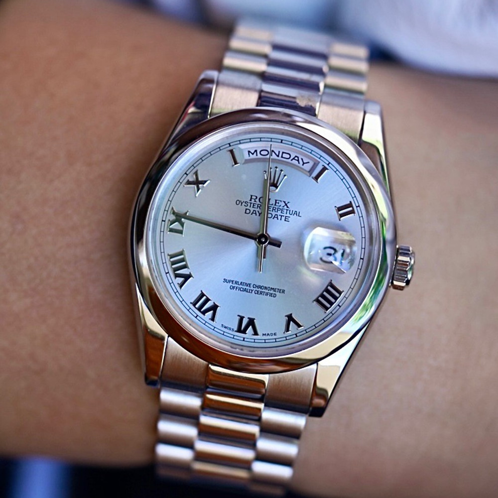 Rolex Replica Day-Date 36mm 118206 - WatchesReplica.is