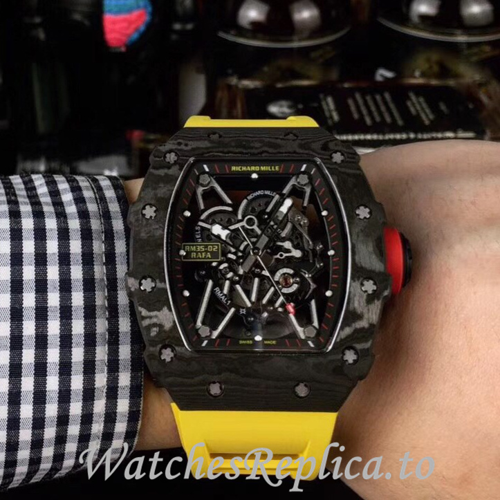 Richard Mille Replica RM35-02 Rubber strap 50MM - WatchesReplica.is