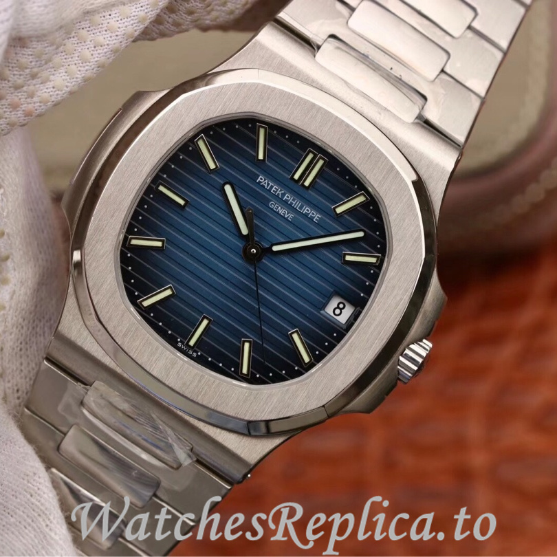 Patek Philippe Replica Nautilus 5711 Stainless steel strap 40MM - WatchesReplica.is