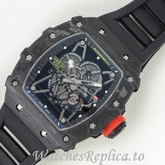 Richard Mille Replica RM35-01 Rubber strap 50MM - WatchesReplica.is