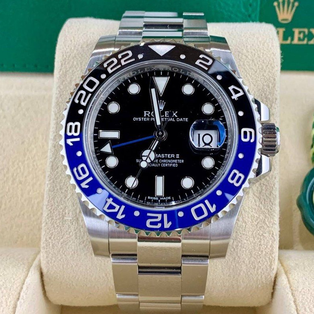 Rolex GMT Master II Black Dial 116710 BLNR - WatchesReplica.is