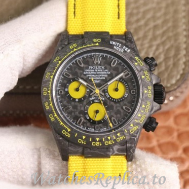Swiss Rolex Daytona Replica 116588 Canvas strap 40MM - WatchesReplica.is