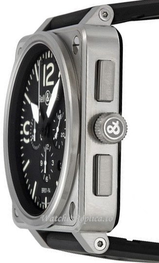 Bell Ross Replica Watch BR0194-BL-ST 46MM - WatchesReplica.is