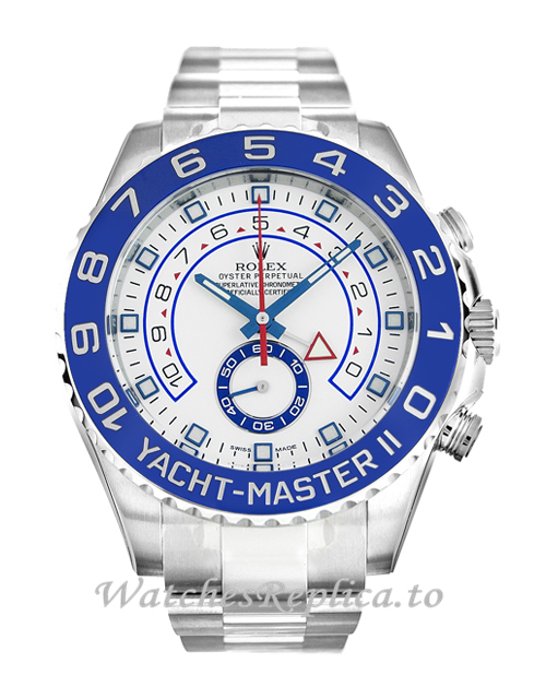 Rolex Yacht-Master II White Dial 116680-44 MM - WatchesReplica.is
