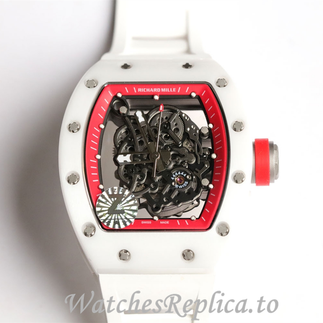 Richard Mille Replica RM055 Rubber strap 50MM - WatchesReplica.is
