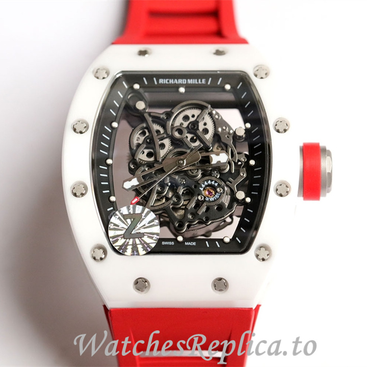 Richard Mille Replica RM055 Rubber strap 50MM - WatchesReplica.is