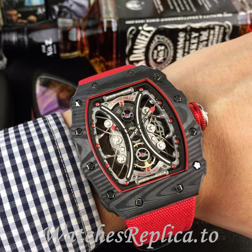 Richard Mille Replica RM53-01 Canvas strap 50MM - WatchesReplica.is