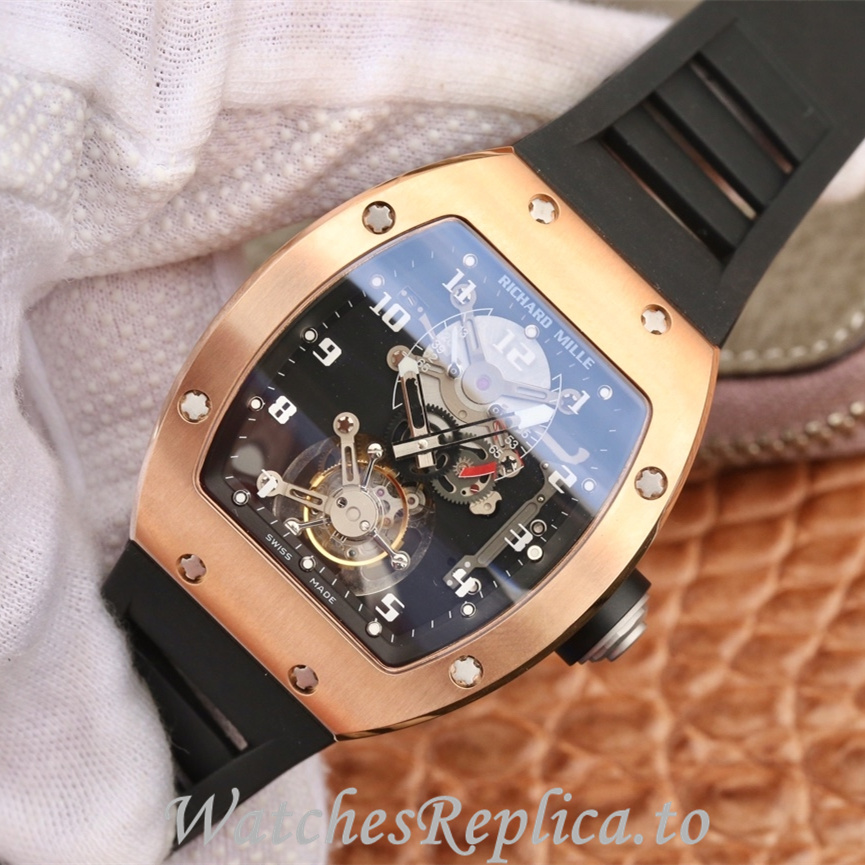 Richard Mille Replica RM001 Rubber strap 50MM - WatchesReplica.is