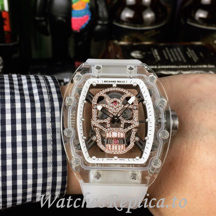 Richard Mille Replica RM052 Rubber strap 50MM - WatchesReplica.is