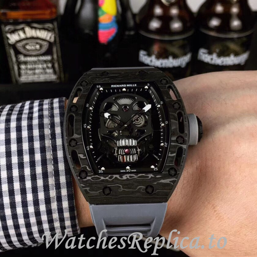 Richard Mille Replica RM052 Rubber strap 50MM - WatchesReplica.is