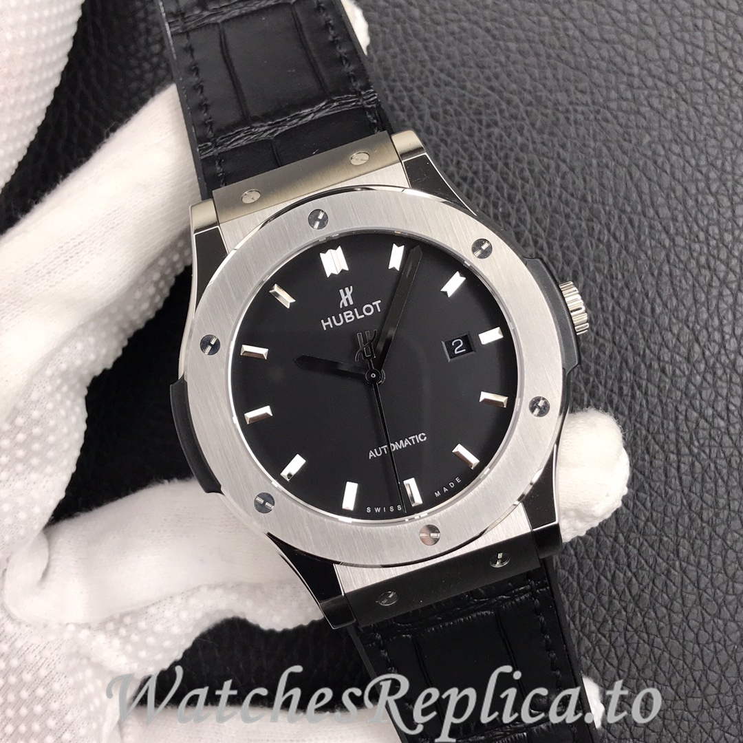 Hublot Replica Classic Fusion Series Leather strap 45MM - WatchesReplica.is