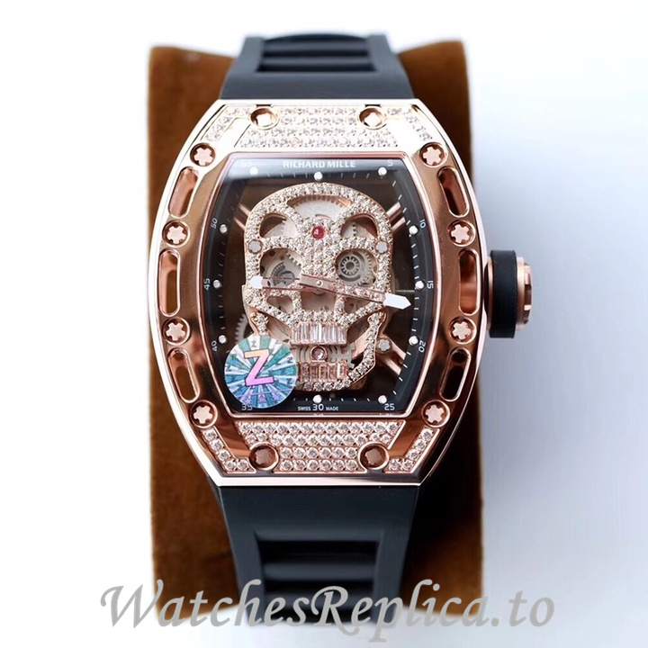 Richard Mille Replica RM052 Rubber strap 50MM - WatchesReplica.is
