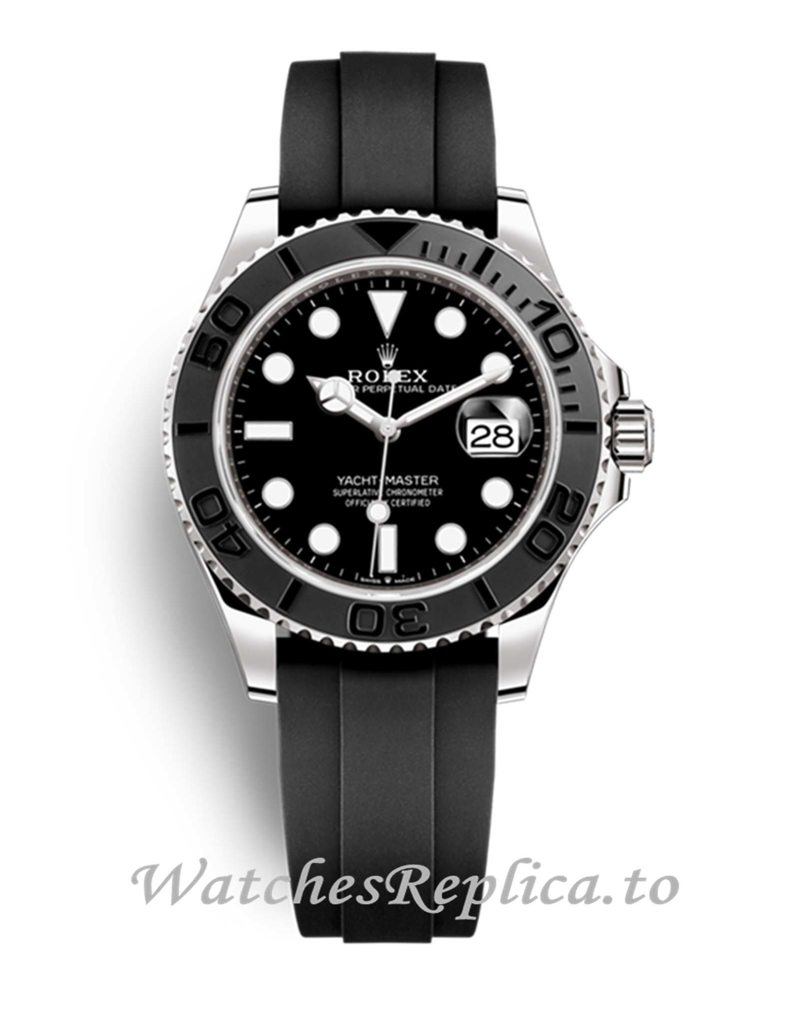 Rolex Yacht Master Black Dial m226659 - WatchesReplica.is