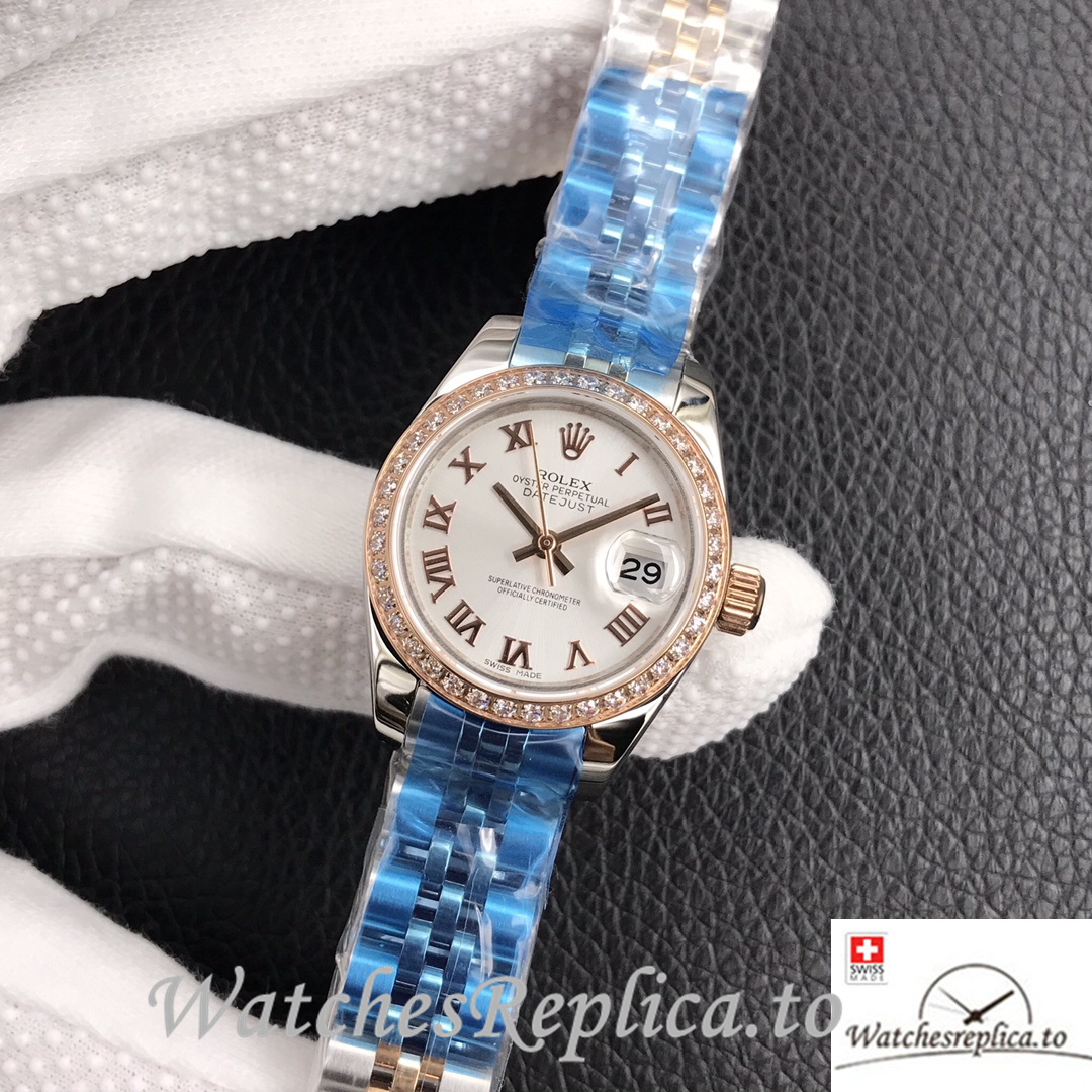 Swiss Rolex Datejust Replica 279381 Stainless steel strap 28MM - WatchesReplica.is