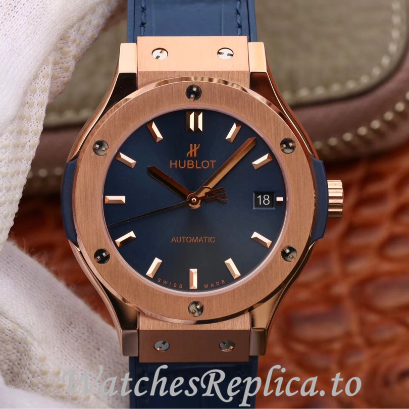 Hublot Replica 511.zp Leather strap 42MM - WatchesReplica.is